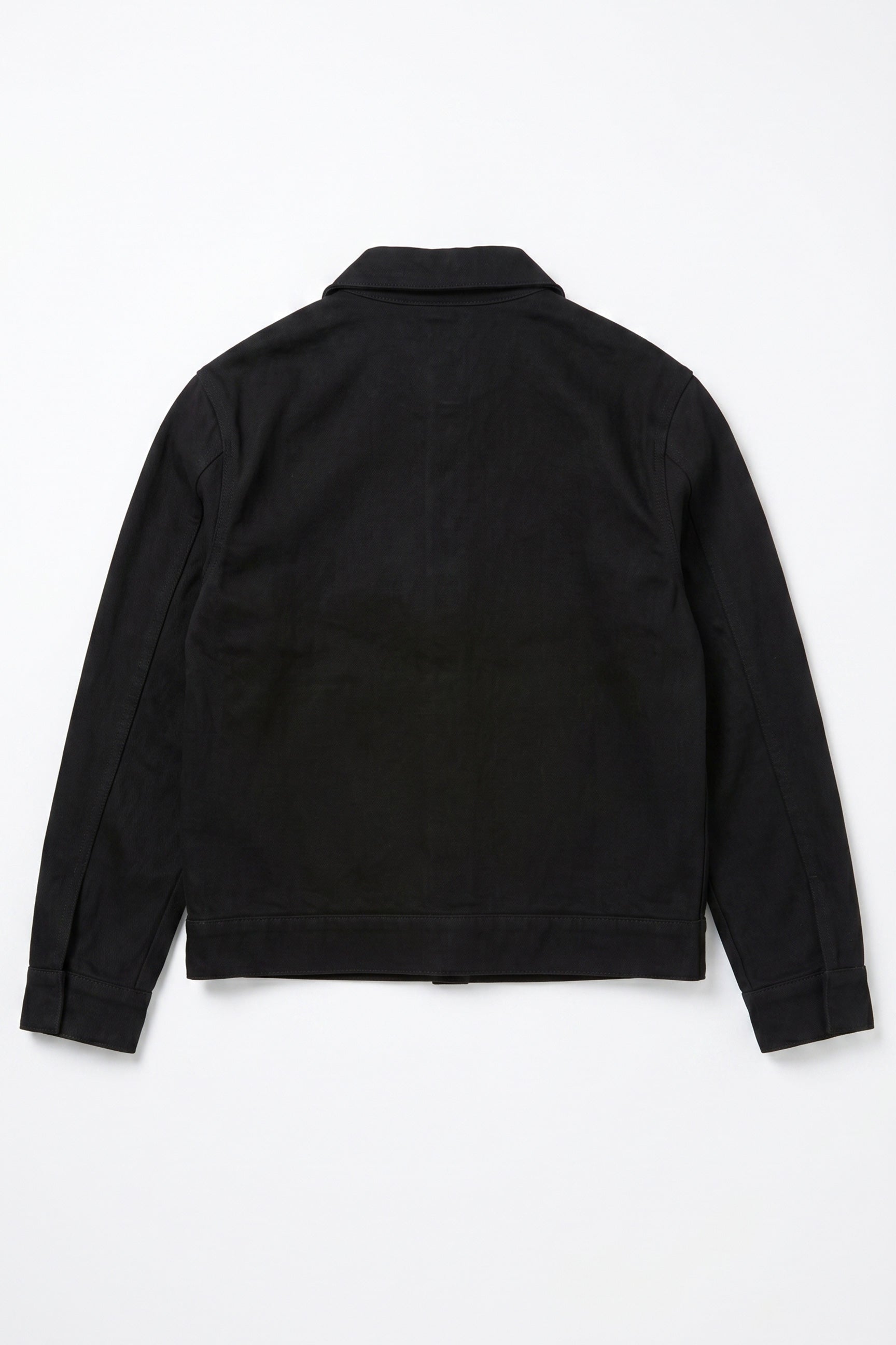 Men’s Black Cotton Twill Jacket - Trucker Overshirt