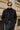 Men’s Black Utility Bomber Lightweight Padded Zip Jacket