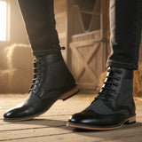 Men’s Wingtip Brogue Ankle Boots