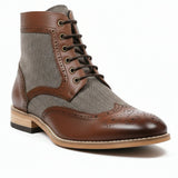 Men’s Wingtip Brogue Ankle Boots