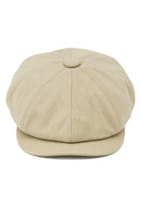 Men's 8 Panel Razor Summer Beige Baker Boy Hat Cotton Blinders Newsboy Flat Cap Shelby