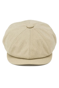 Men's 8 Panel Razor Summer Beige Baker Boy Hat Cotton Blinders Newsboy Flat Cap Shelby