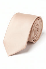 Men’s Beige Slim Solid Colour Tie