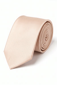 Men’s Beige Slim Solid Colour Tie