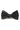 Men's Black Bow Tie Pocket Square Cuff Links Gift Set
