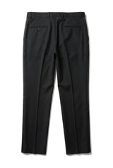 Men's Black Tuxedo Trousers Wedding Prom Stripe Satin Stripe