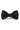 Men's Bow Tie Pocket Square Cuff Links Gift Set Black Color