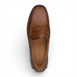 Men's Brown Leather Moccasin Loafers