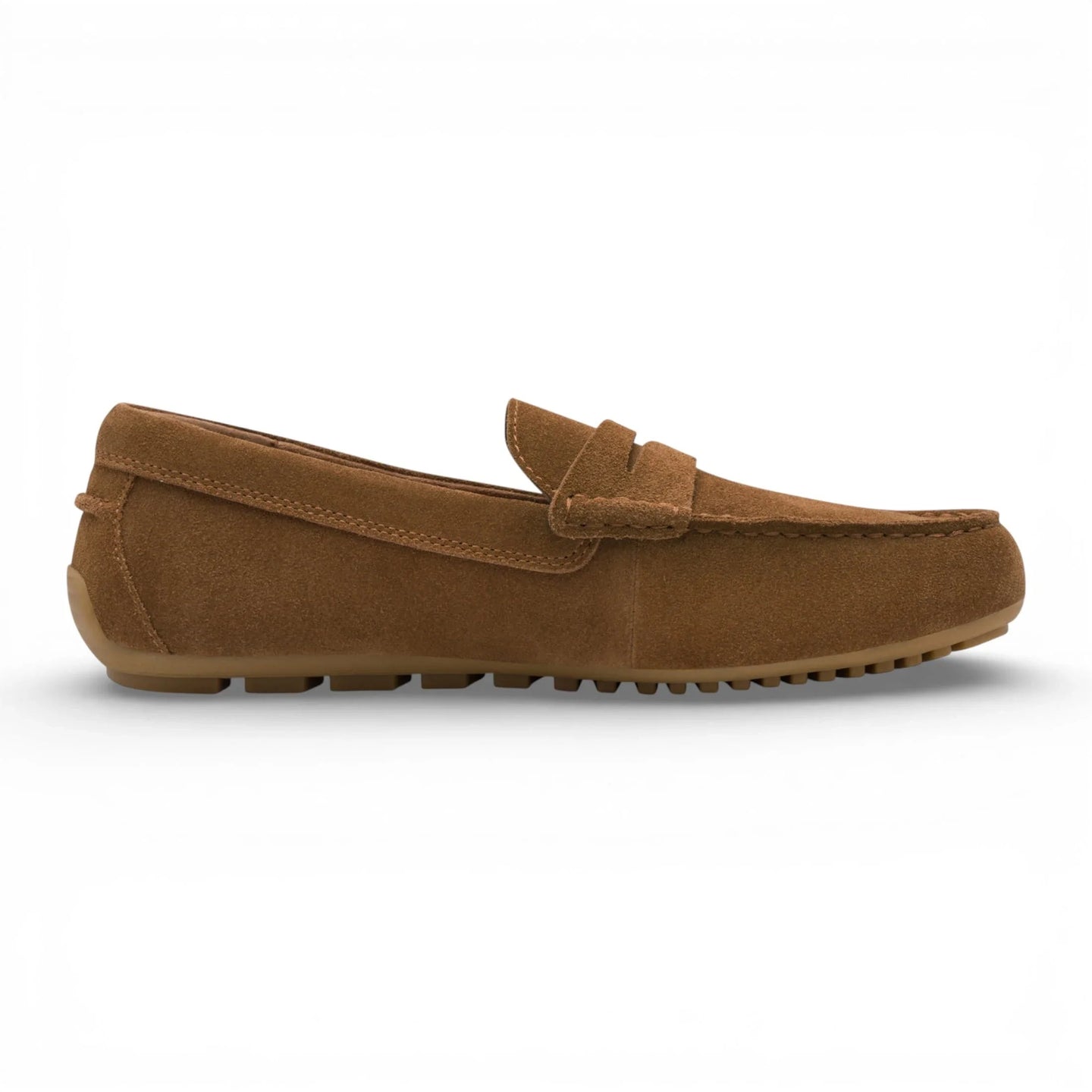 Men's Brown Suede Moccasin Loafers
