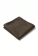 Men’s Brown Tweed Pocket Square