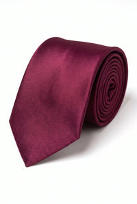 Men’s Burgundy Tie Set