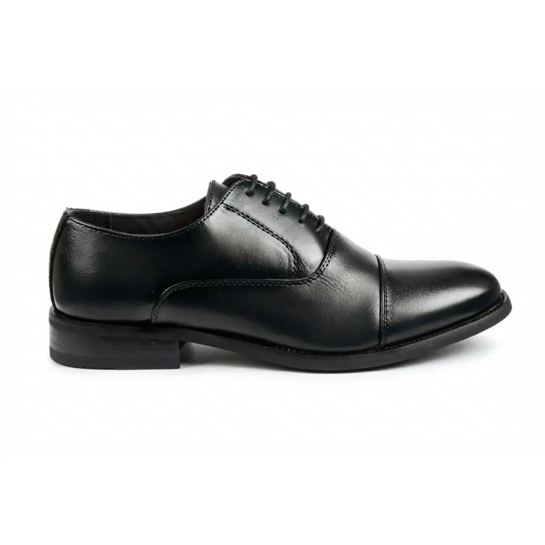 Men's Classic Cap-Toe Oxford Lace-Up Shoes