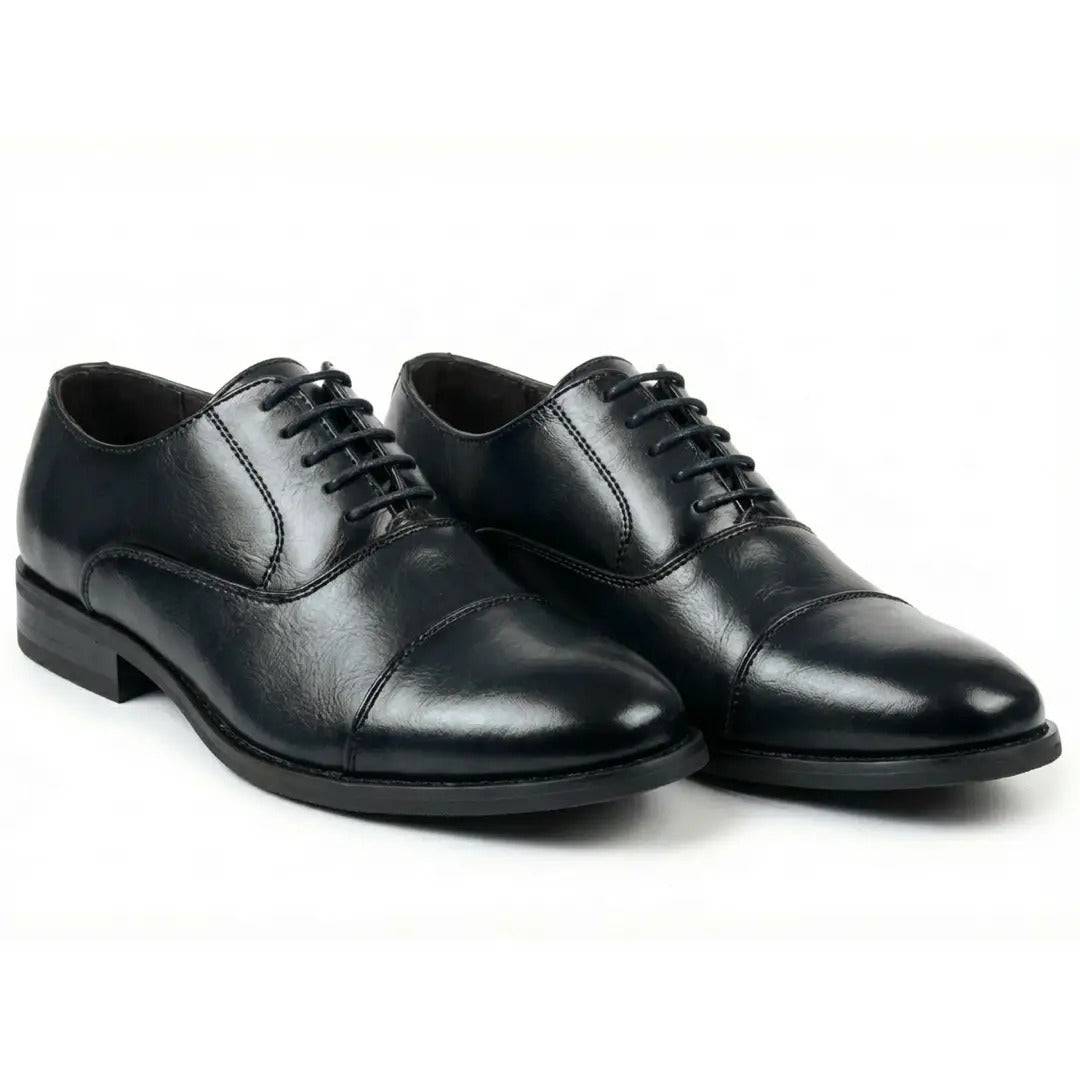 Men's Classic Cap-Toe Oxford Lace-Up Shoes