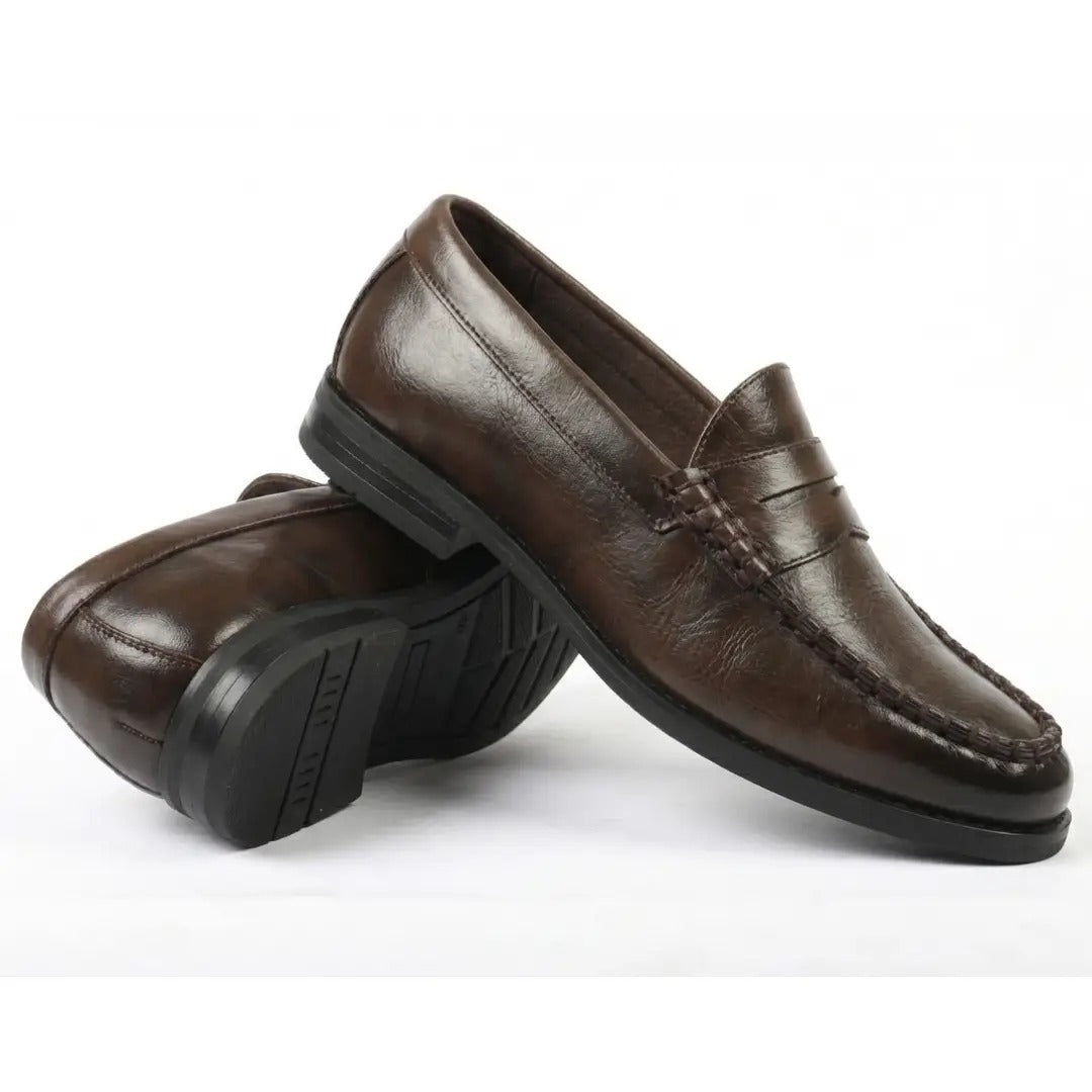 Men's Classic Penny PU Leather Loafers