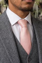 Men’s Dusty Pink Slim 6cm Tie