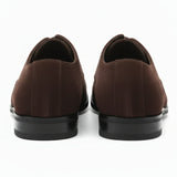 Men's Faux Suede Lace-Up Oxford Shoes