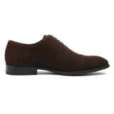 Men's Faux Suede Lace-Up Oxford Shoes
