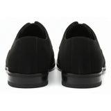 Men's Faux Suede Lace-Up Oxford Shoes