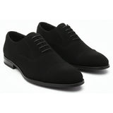 Men's Faux Suede Lace-Up Oxford Shoes
