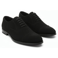 Men's Faux Suede Lace-Up Oxford Shoes