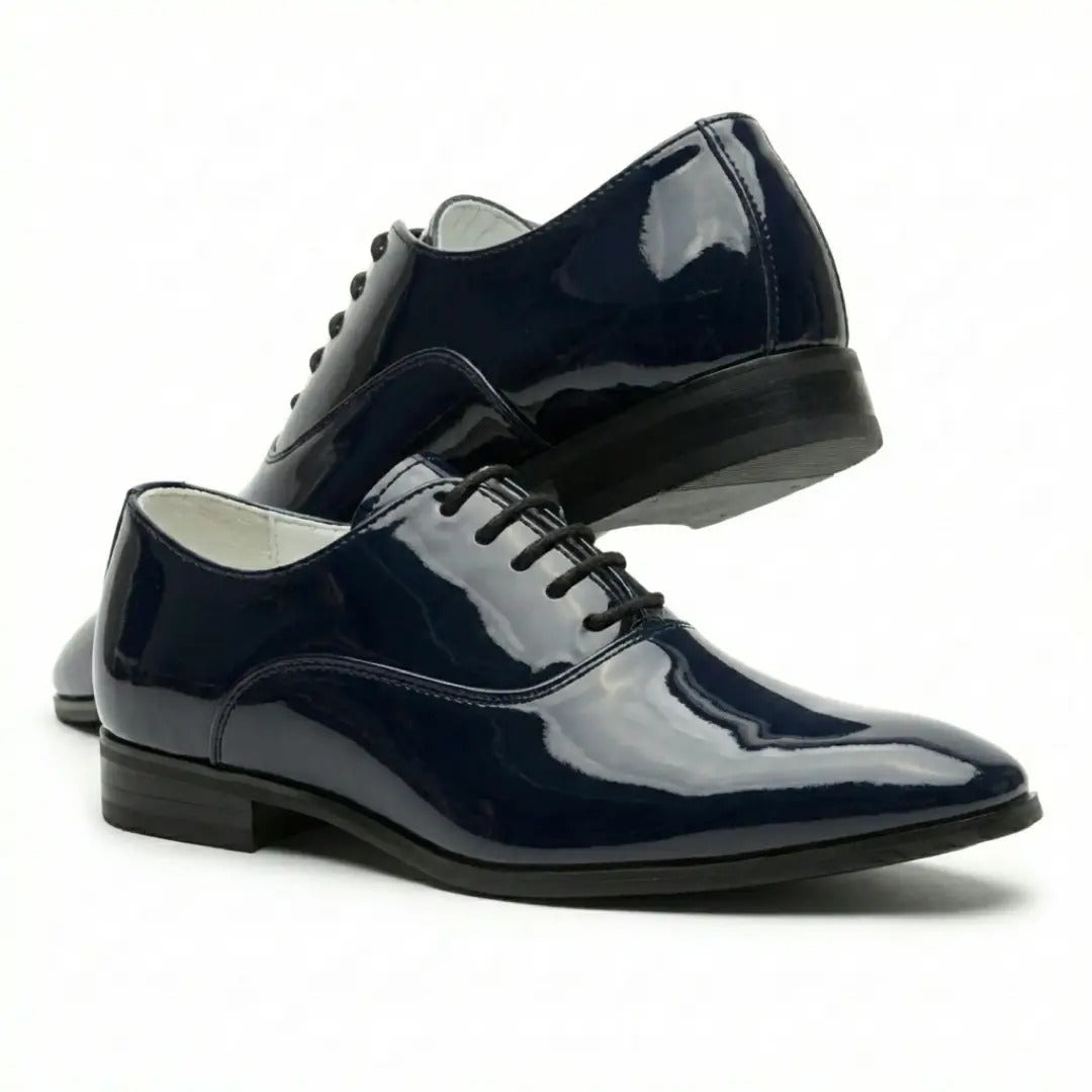 Men's Formal Patent PU Leather Oxford Shoes