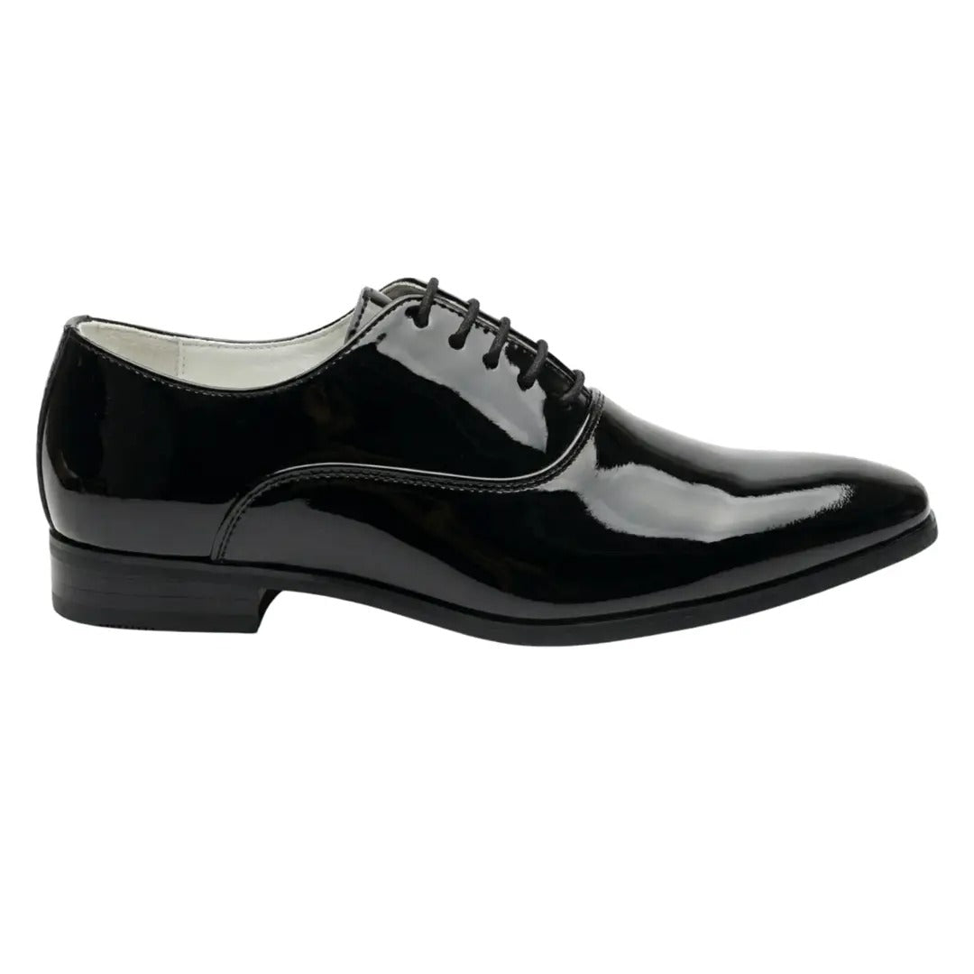 Men's Formal Patent PU Leather Oxford Shoes