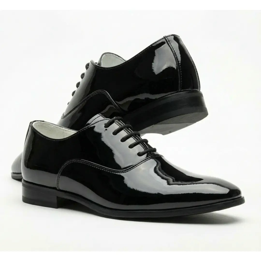 Men's Formal Patent PU Leather Oxford Shoes