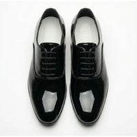 Men's Formal Patent PU Leather Oxford Shoes