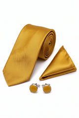 Men’s Gold Tie Set