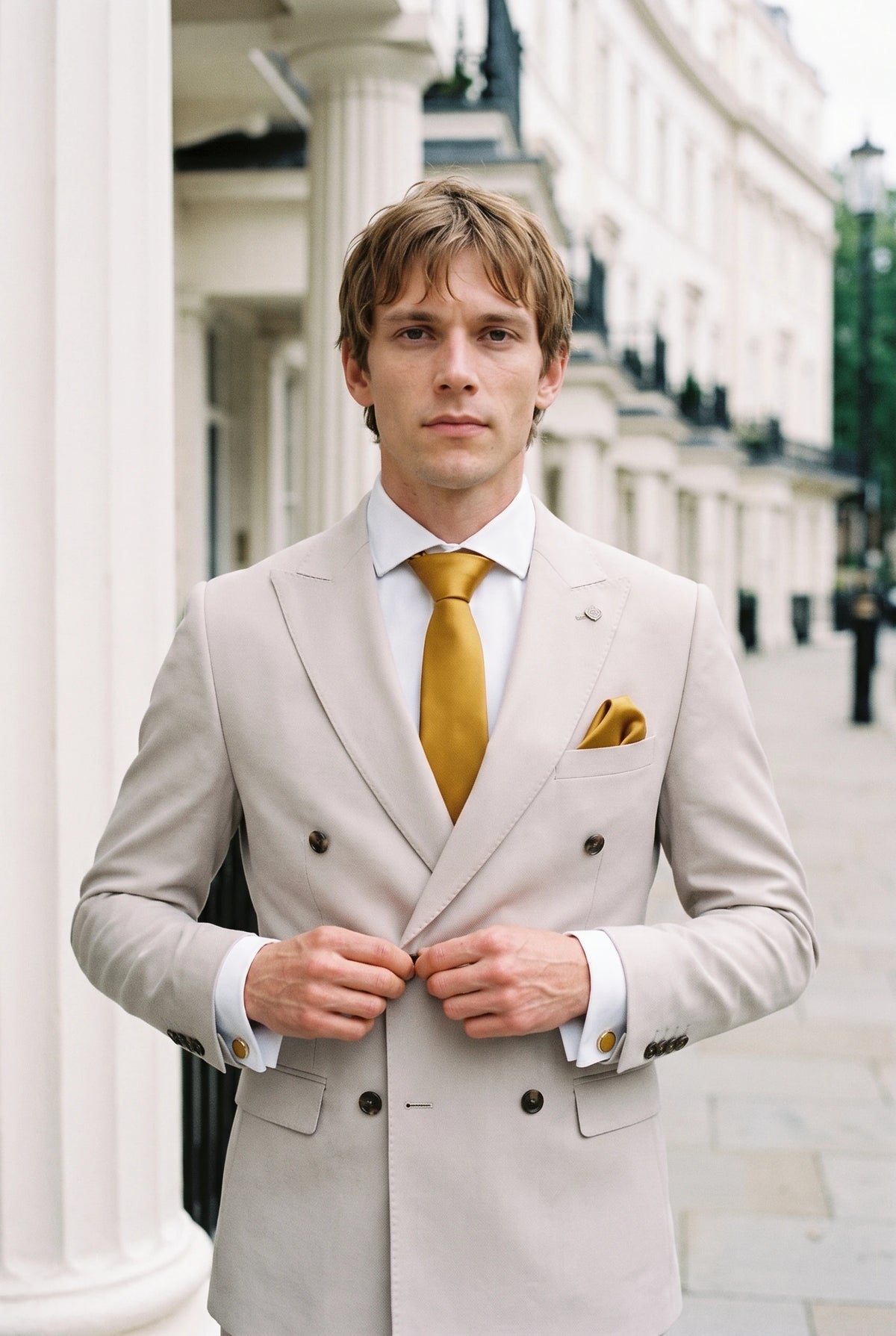 Men’s Gold Tie Set