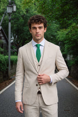 Men’s Green Knitted Tie