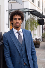 Men’s Grey Slim 6cm Solid Colour Tie
