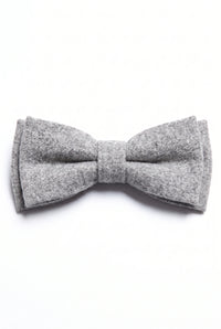 Men’s Grey Tweed Bow Tie