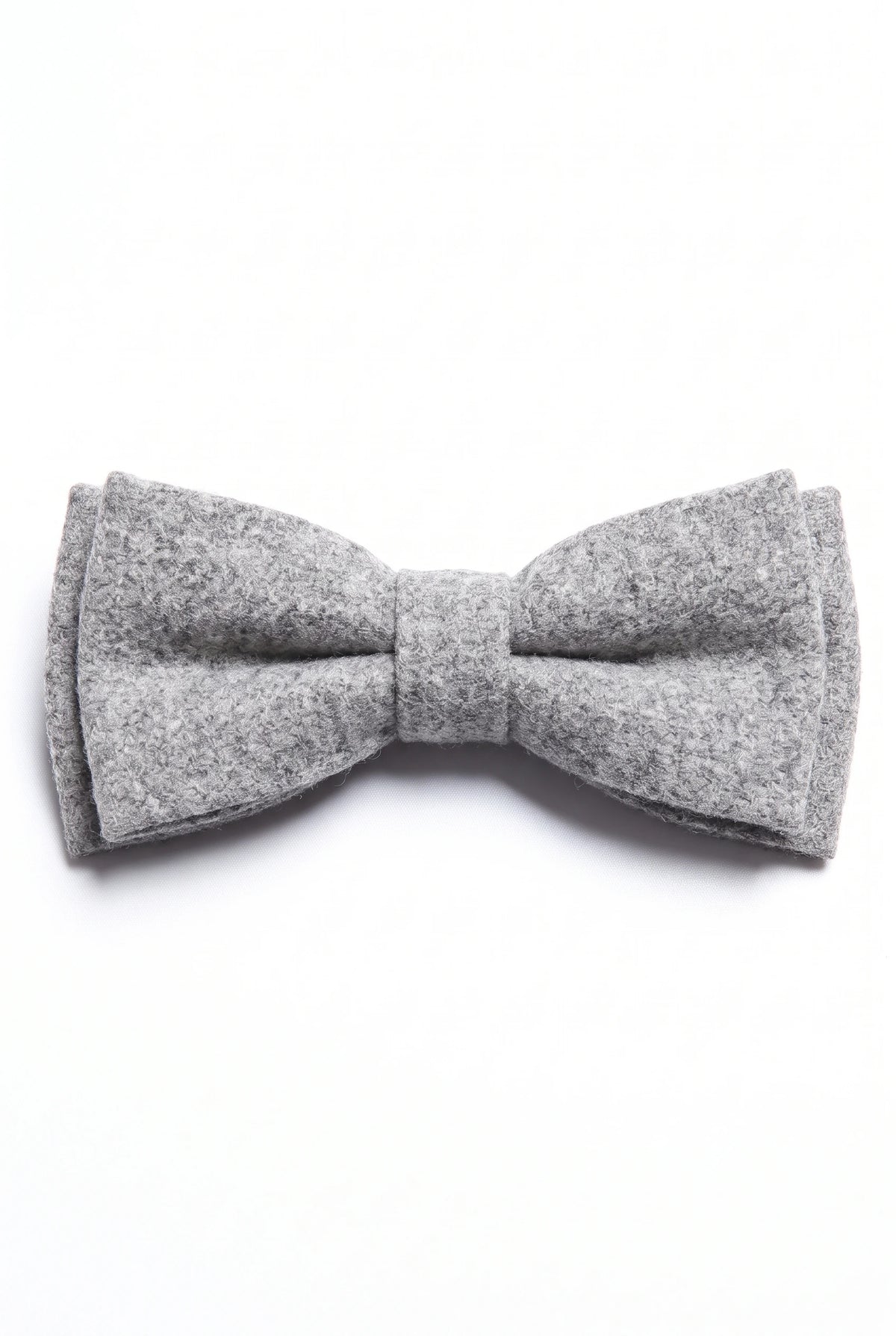 Men’s Grey Tweed Bow Tie