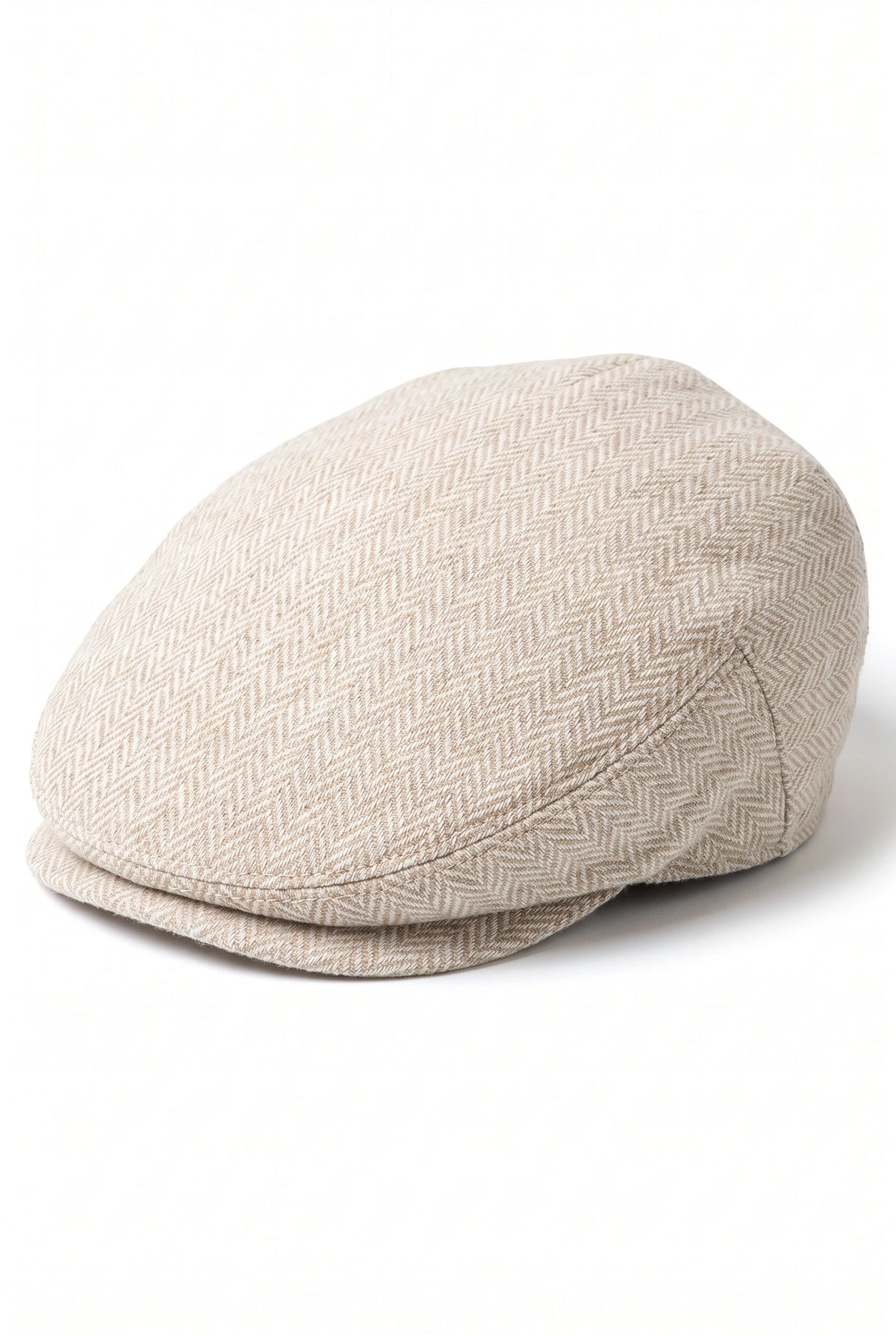 Men’s Beige Classic Flat Cap Hat