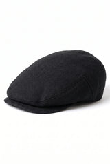 Men’s Black Classic Flat Cap