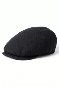 Men’s Black Classic Flat Cap