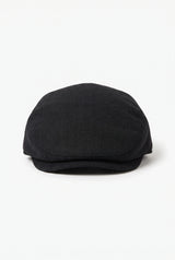 Men’s Black Classic Flat Cap