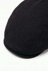 Men’s Black Classic Flat Cap