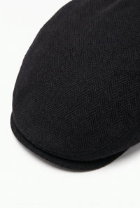 Men’s Black Classic Flat Cap