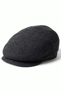 Men’s Charcoal Classic Flat Cap Hat