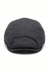 Men’s Charcoal Classic Flat Cap Hat