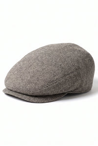 Men’s Khaki Flat Cap