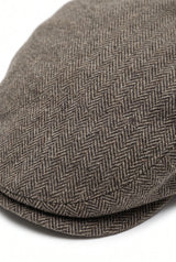 Men’s Khaki Flat Cap