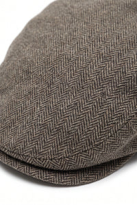 Men’s Khaki Flat Cap
