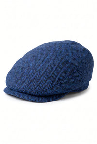 Men’s Navy Classic Flat Cap