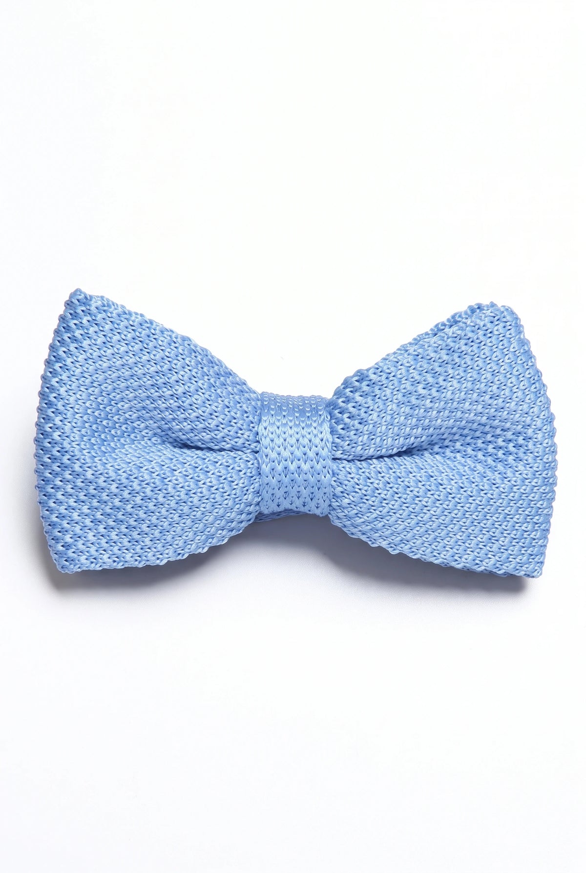 Men’s Light Blue Knitted Bow Tie