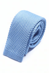 Men’s Light Blue Knitted Tie