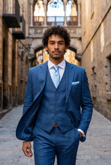 Men’s Light Blue Tie Set