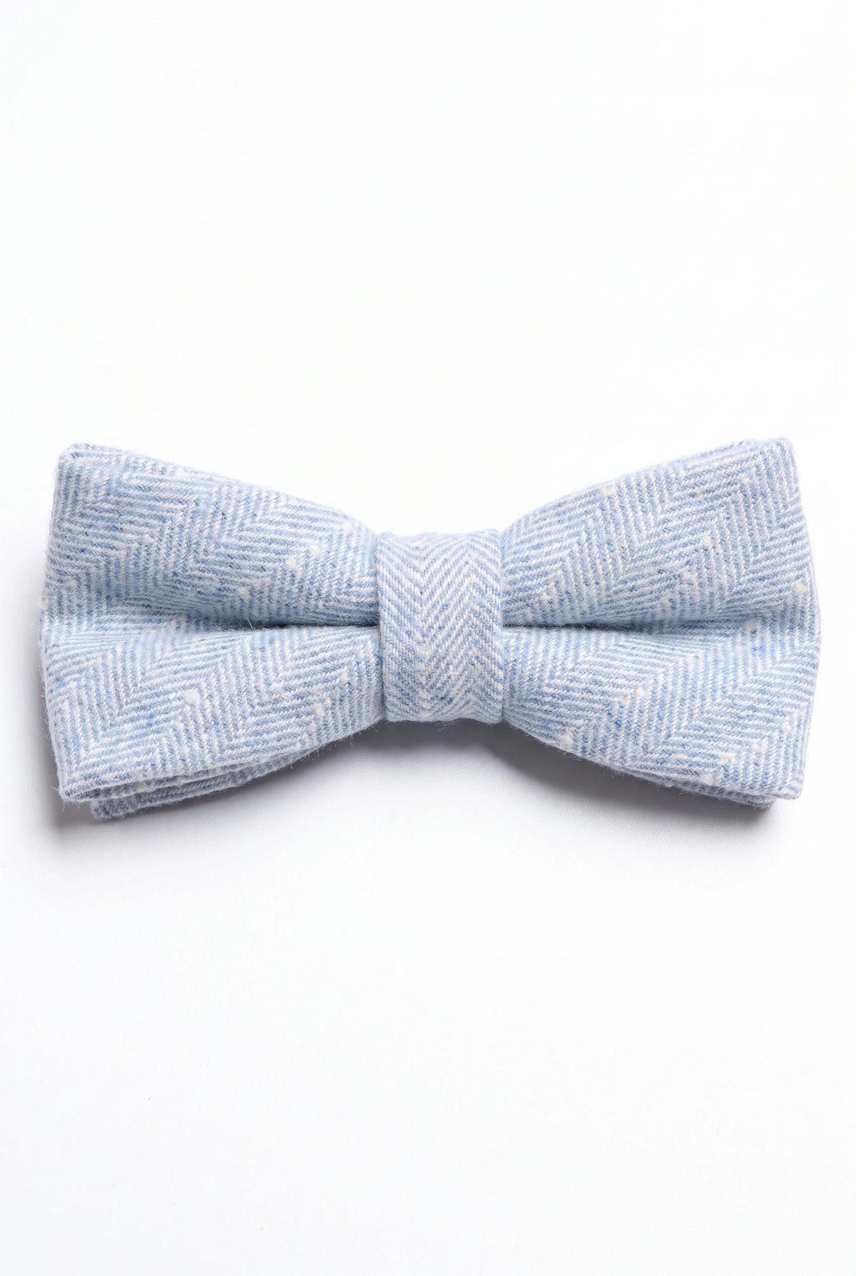 Men’s Light Blue Tweed Bow Tie